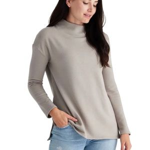 Freefly women’s bamboo fleece Mockneck grey XS